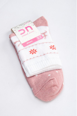 Шкарпетки жіночі новорічні махрові